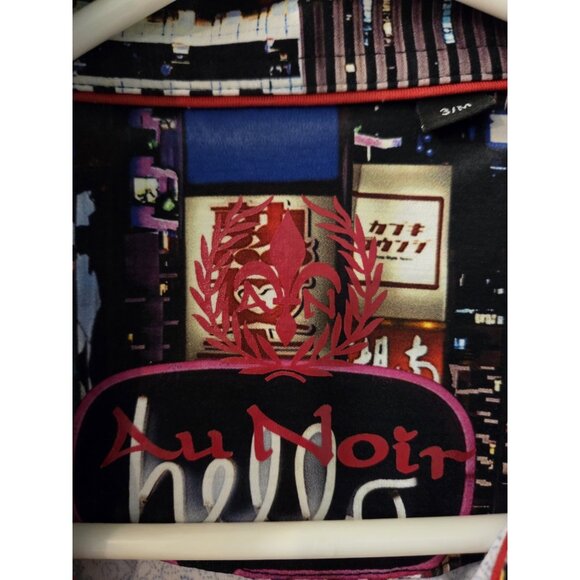 Au Noir Short Sleeves Men Polo Size 3 Pre-Owned - Picture 4 of 9